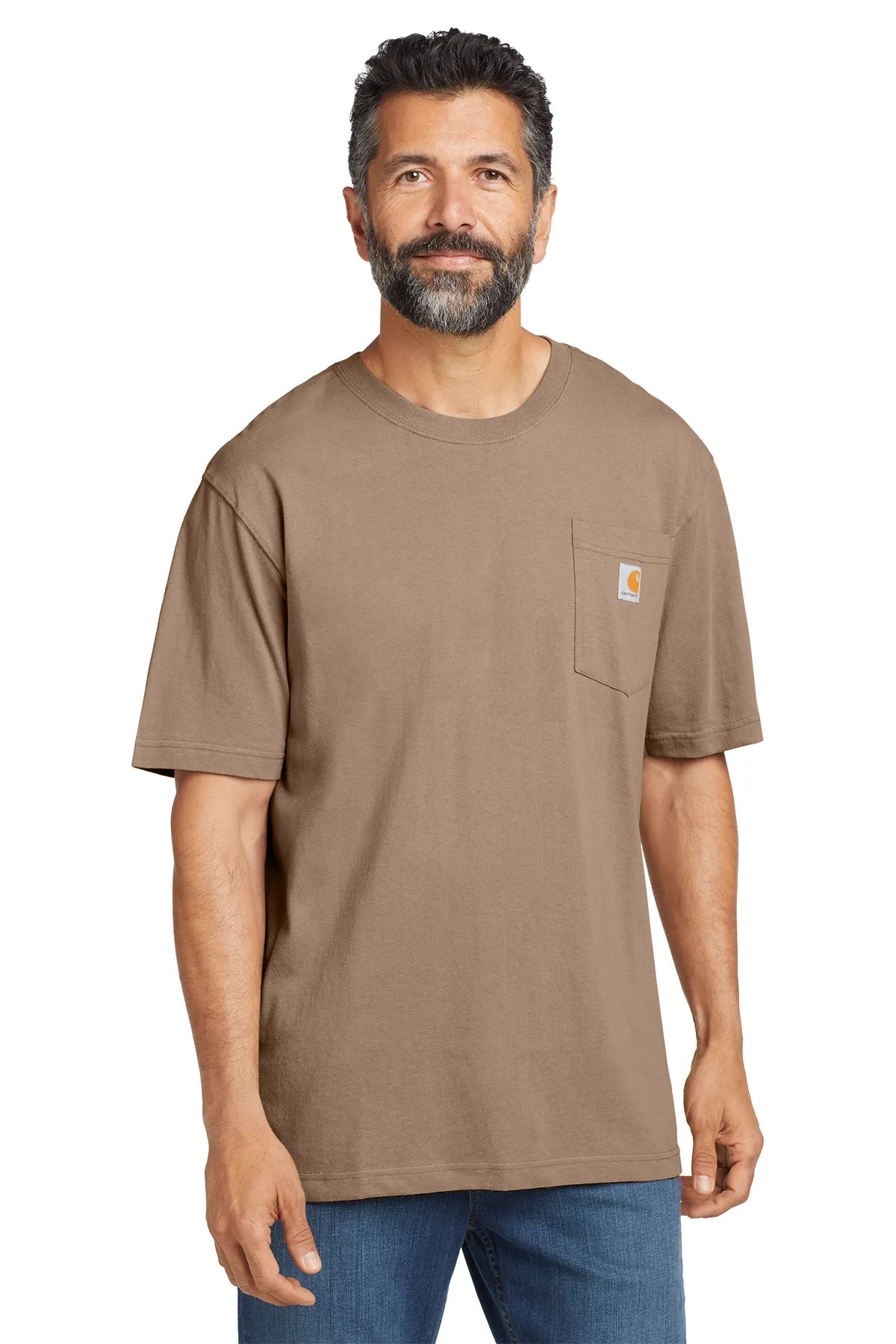 Carhartt ® Workwear Pocket Short Sleeve T-Shirt. CTK87 desert