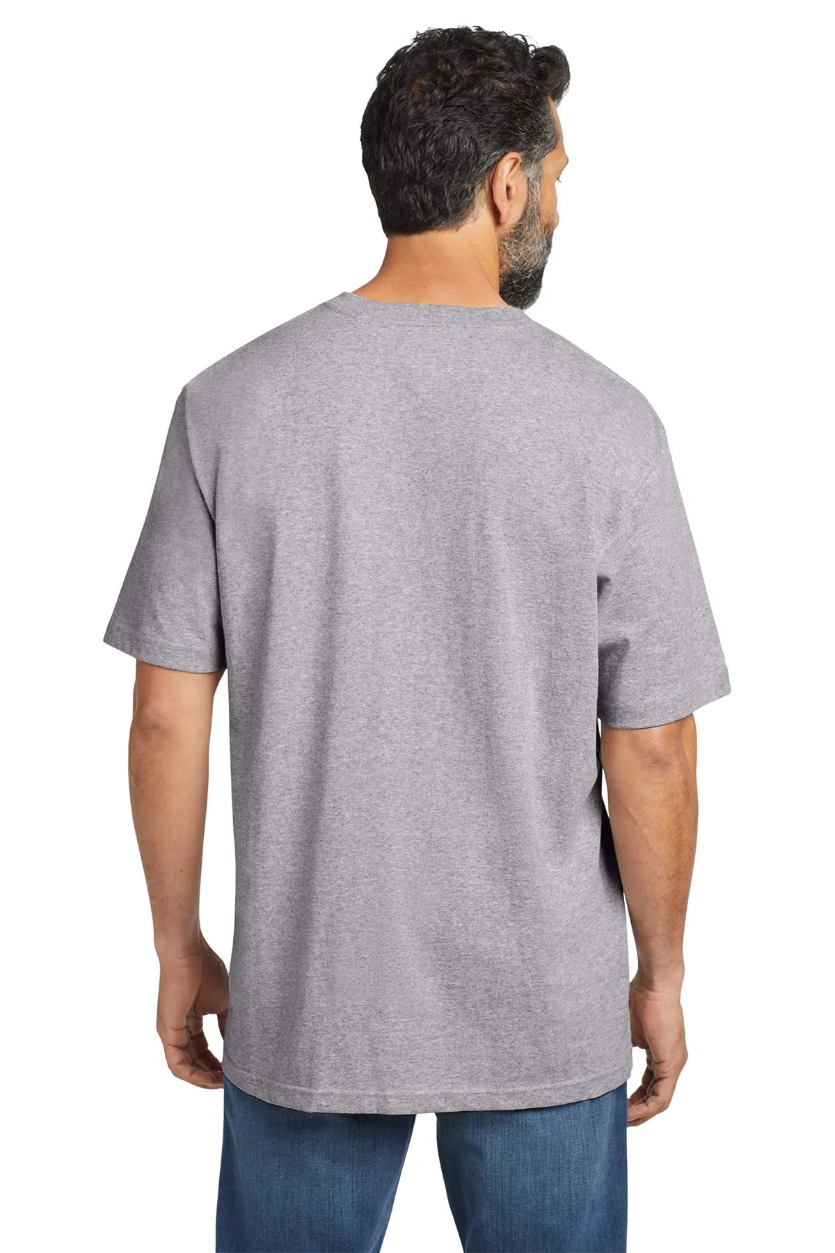 Carhartt ® Workwear Pocket Short Sleeve T-Shirt. CTK87 heather grey_1