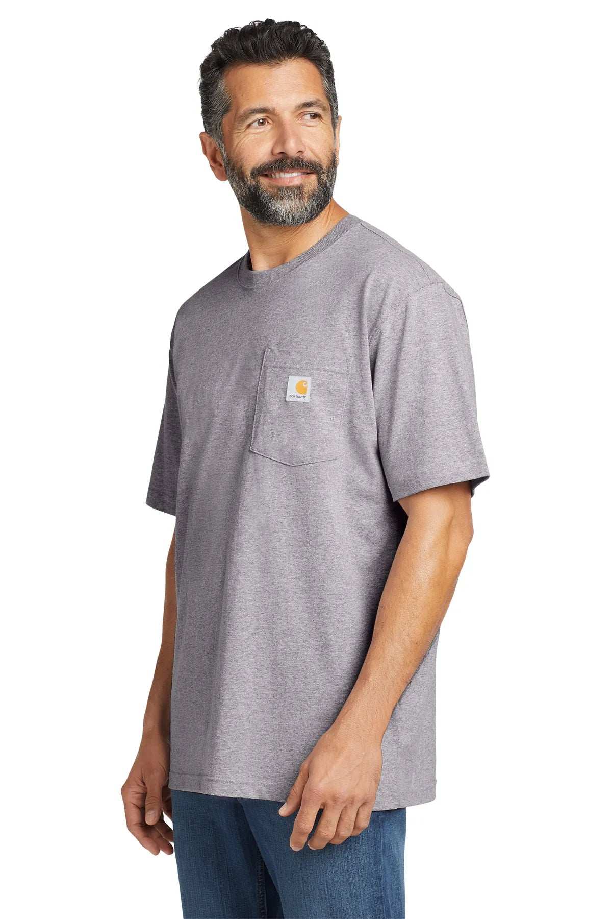 Carhartt ® Workwear Pocket Short Sleeve T-Shirt. CTK87 heather grey_2