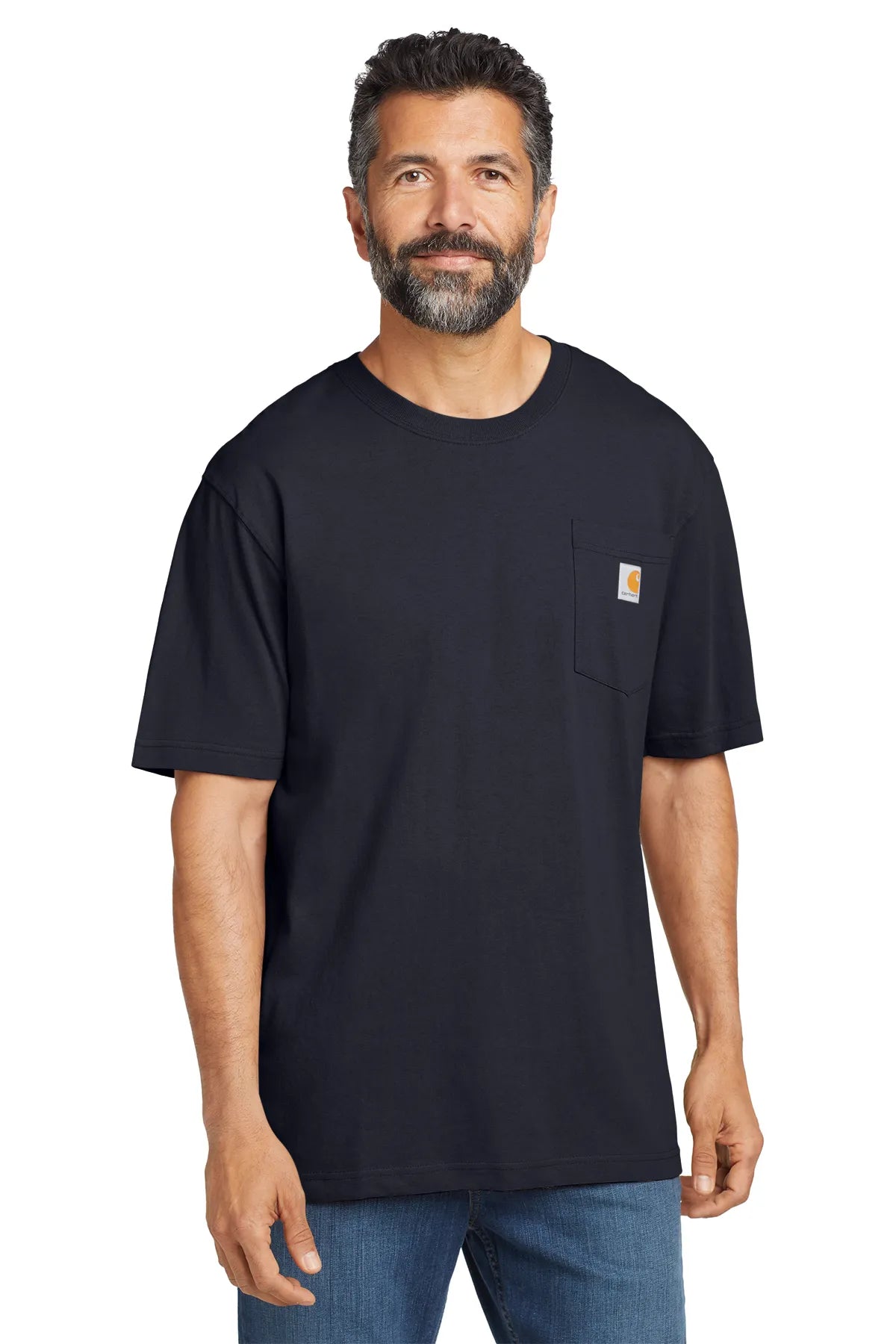 Carhartt ® Workwear Pocket Short Sleeve T-Shirt. CTK87 navy