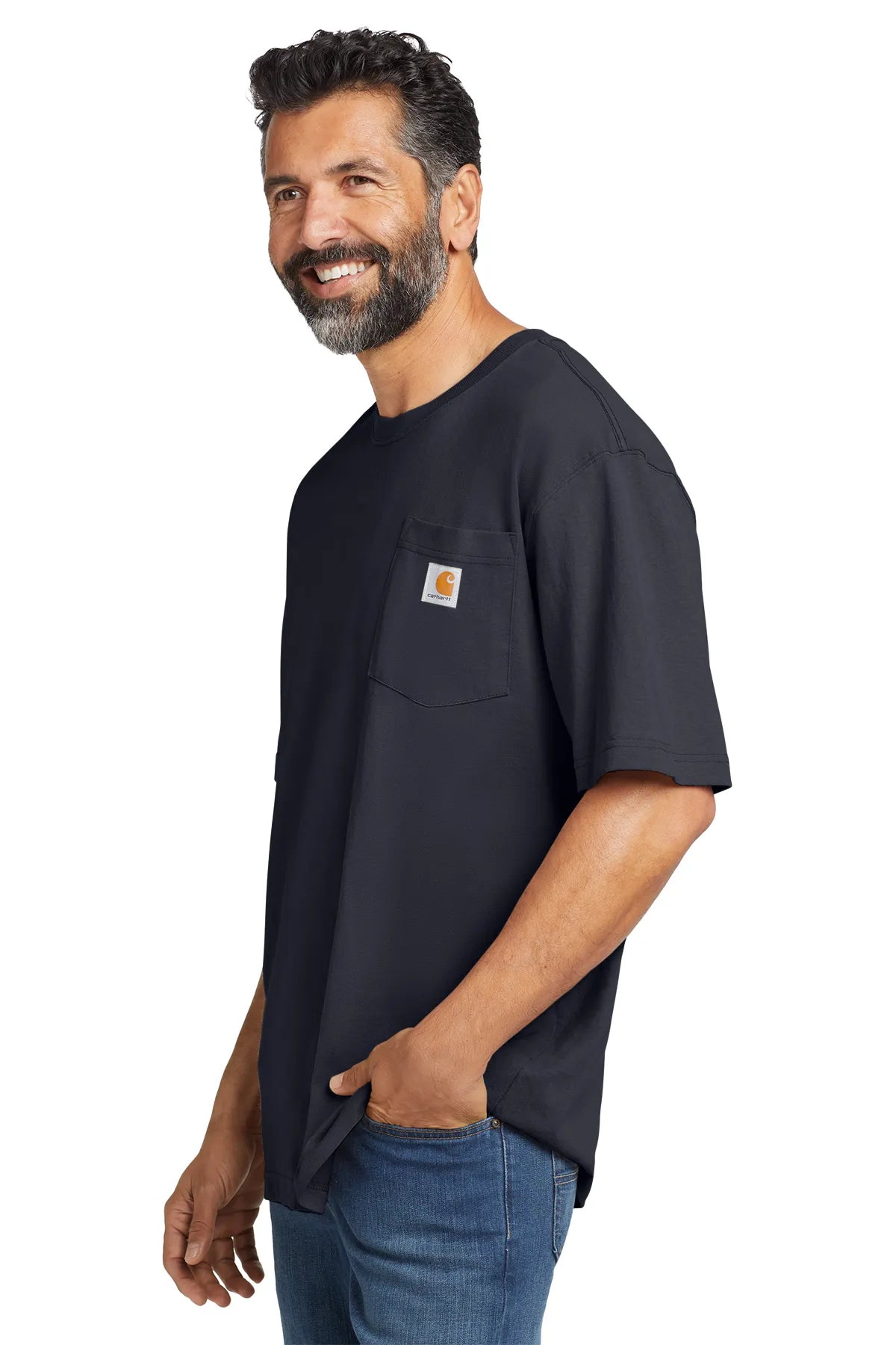 Carhartt ® Workwear Pocket Short Sleeve T-Shirt. CTK87 navy_2