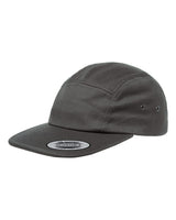 Classic Jockey Flat Bill Cap Dark Grey_1