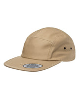Classic Jockey Flat Bill Cap Khaki_1