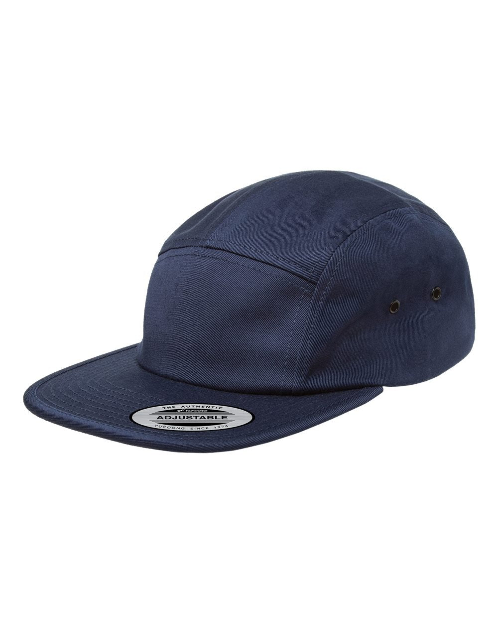 Classic Jockey Flat Bill Cap Navy_1