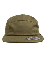 Classic Jockey Flat Bill Cap Olive