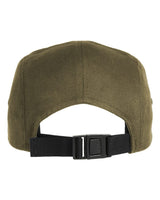 Classic Jockey Flat Bill Cap Olive_2