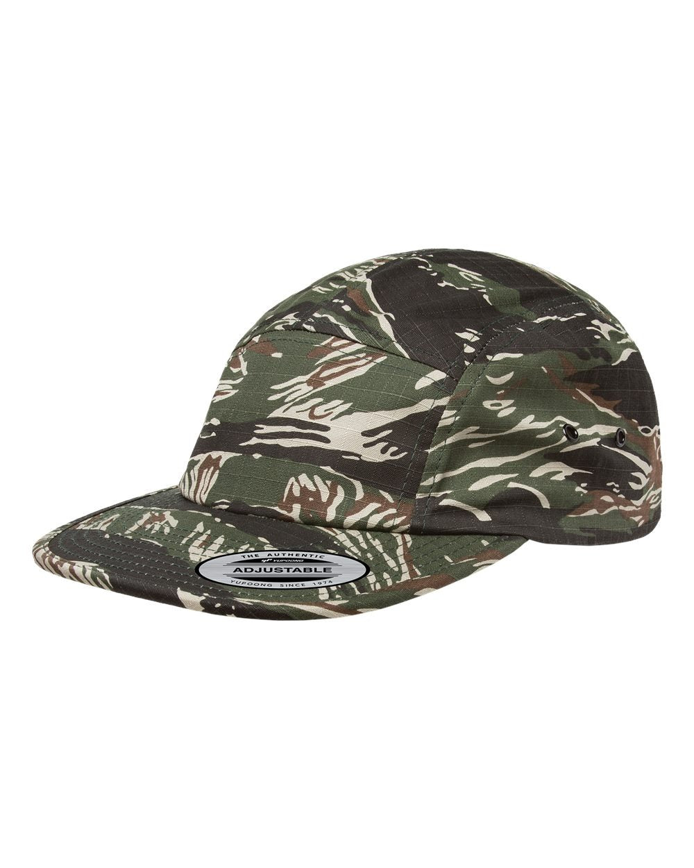 Classic Jockey Flat Bill Cap Tiger Camo_1