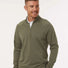 Club Quarter-Zip Pullover olive strata