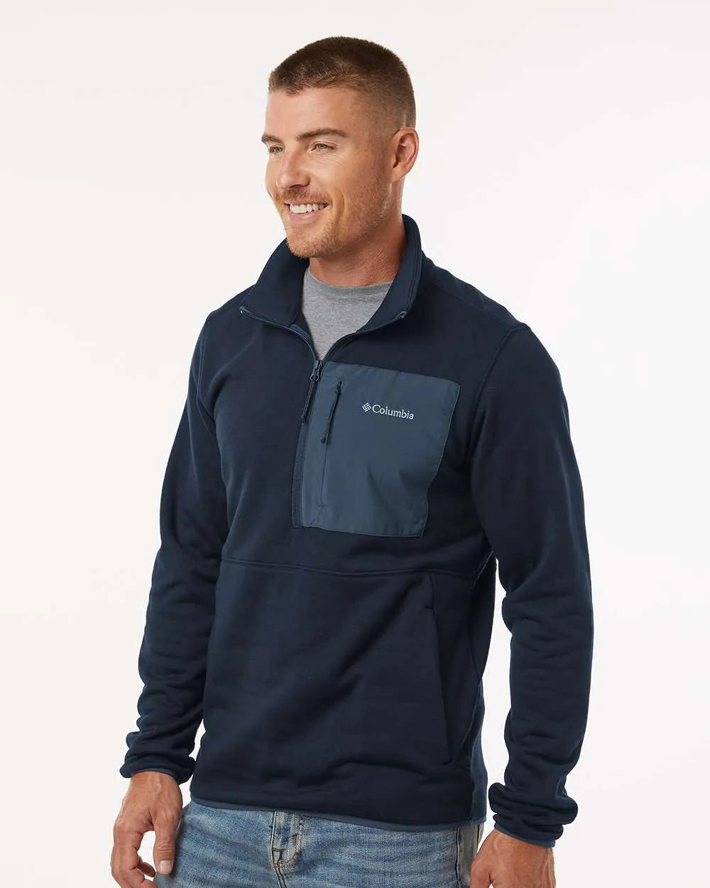 Columbia Hike™ II Half-Zip Pullover Collegiate Navy/ Dark Mountain_1