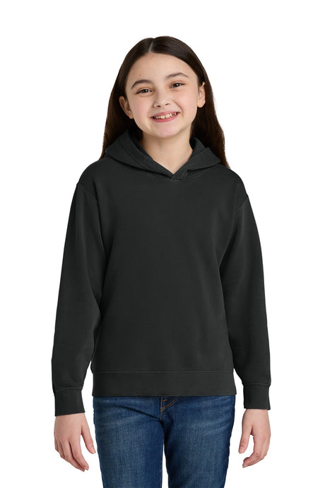 Comfort Colors  74;  Youth Lightweight Hooded Sweatshirt 1467Y Black