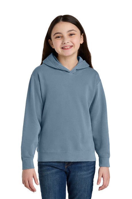 Comfort Colors  74;  Youth Lightweight Hooded Sweatshirt 1467Y Blue Jean