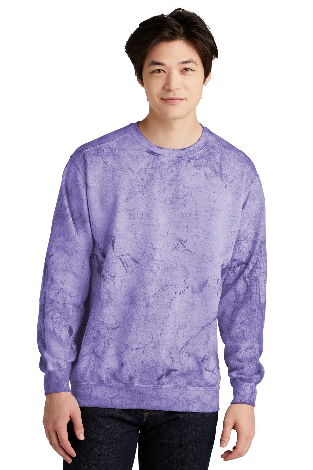 Comfort Colors® Color Blast Crewneck Sweatshirt 1545 Amethyst_1