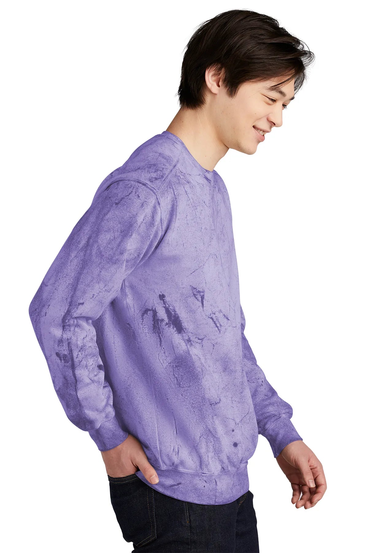 Comfort Colors® Color Blast Crewneck Sweatshirt 1545 Amethyst_3