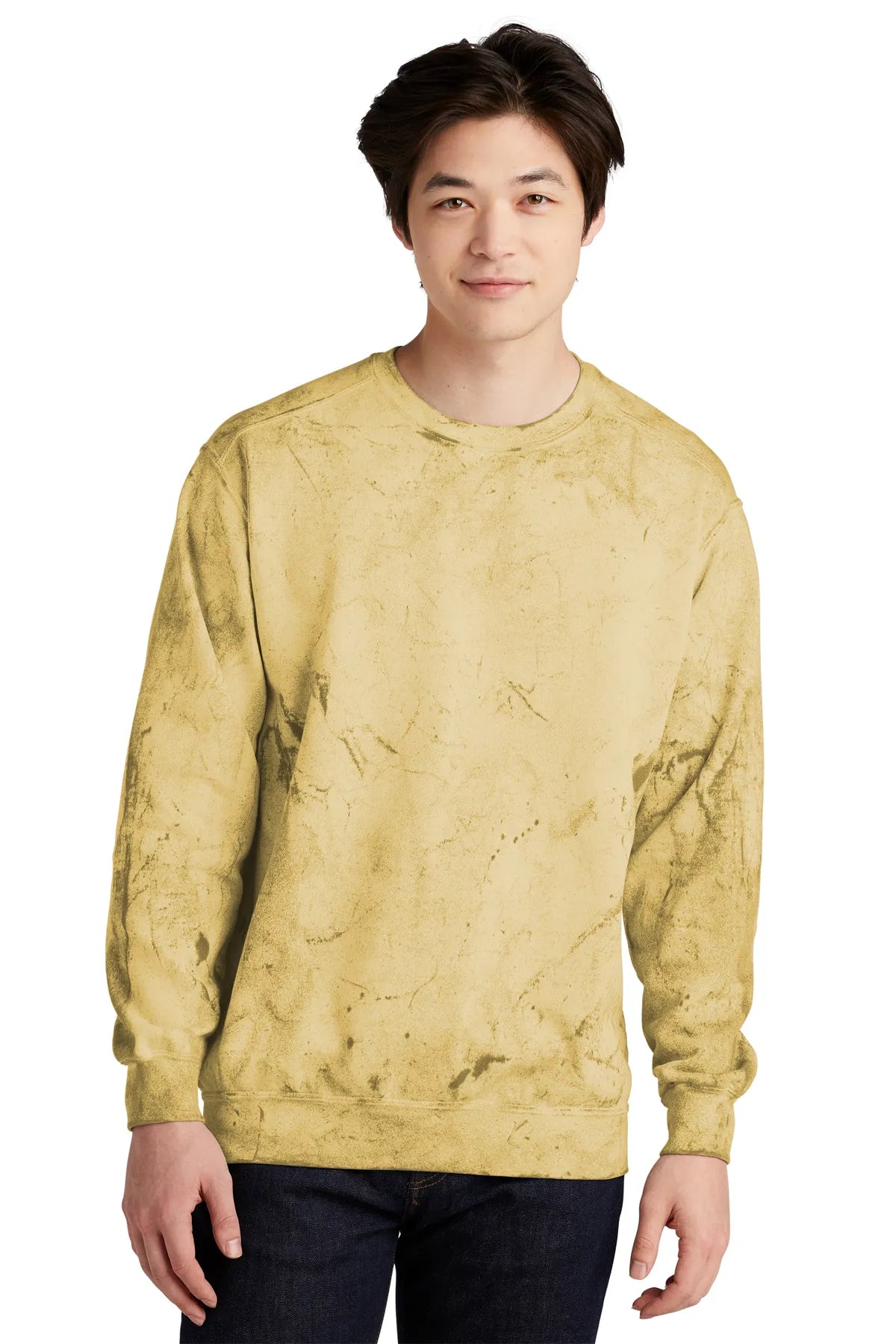 Comfort Colors® Color Blast Crewneck Sweatshirt 1545 Citrine_1