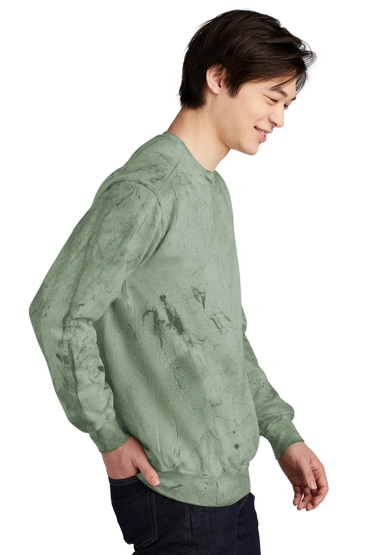 Comfort Colors® Color Blast Crewneck Sweatshirt 1545 Fern_3
