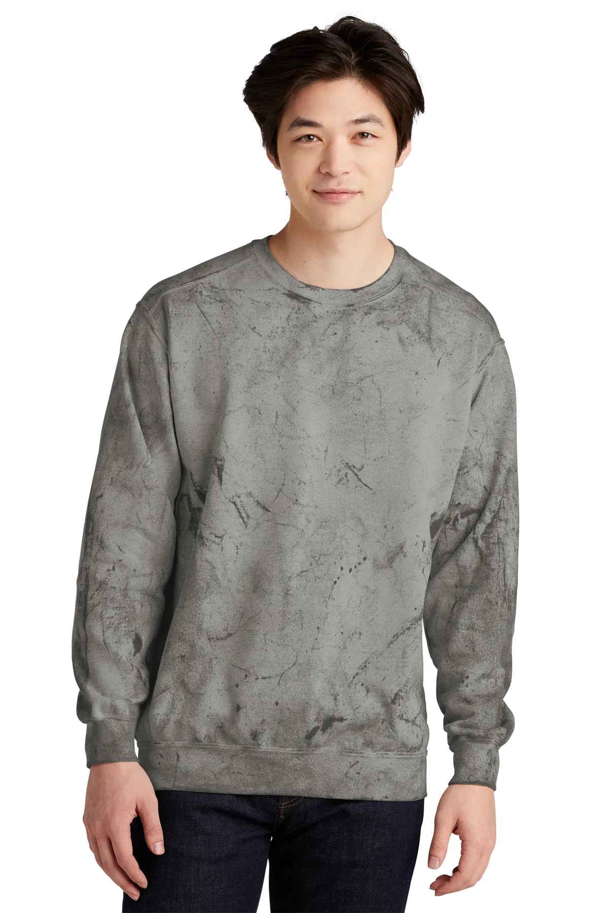 Comfort Colors® Color Blast Crewneck Sweatshirt 1545 Smoke_1