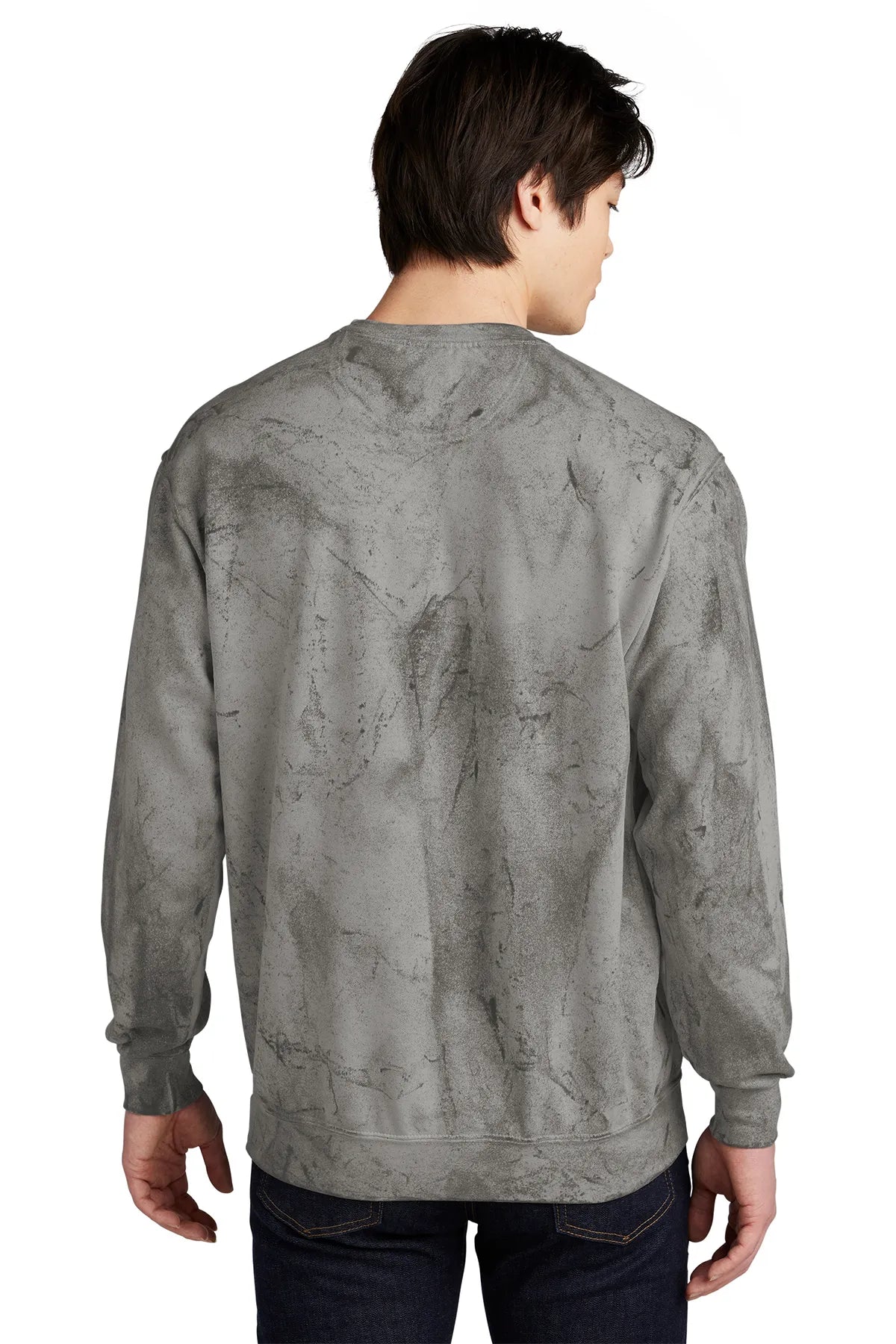Comfort Colors® Color Blast Crewneck Sweatshirt 1545 Smoke_2