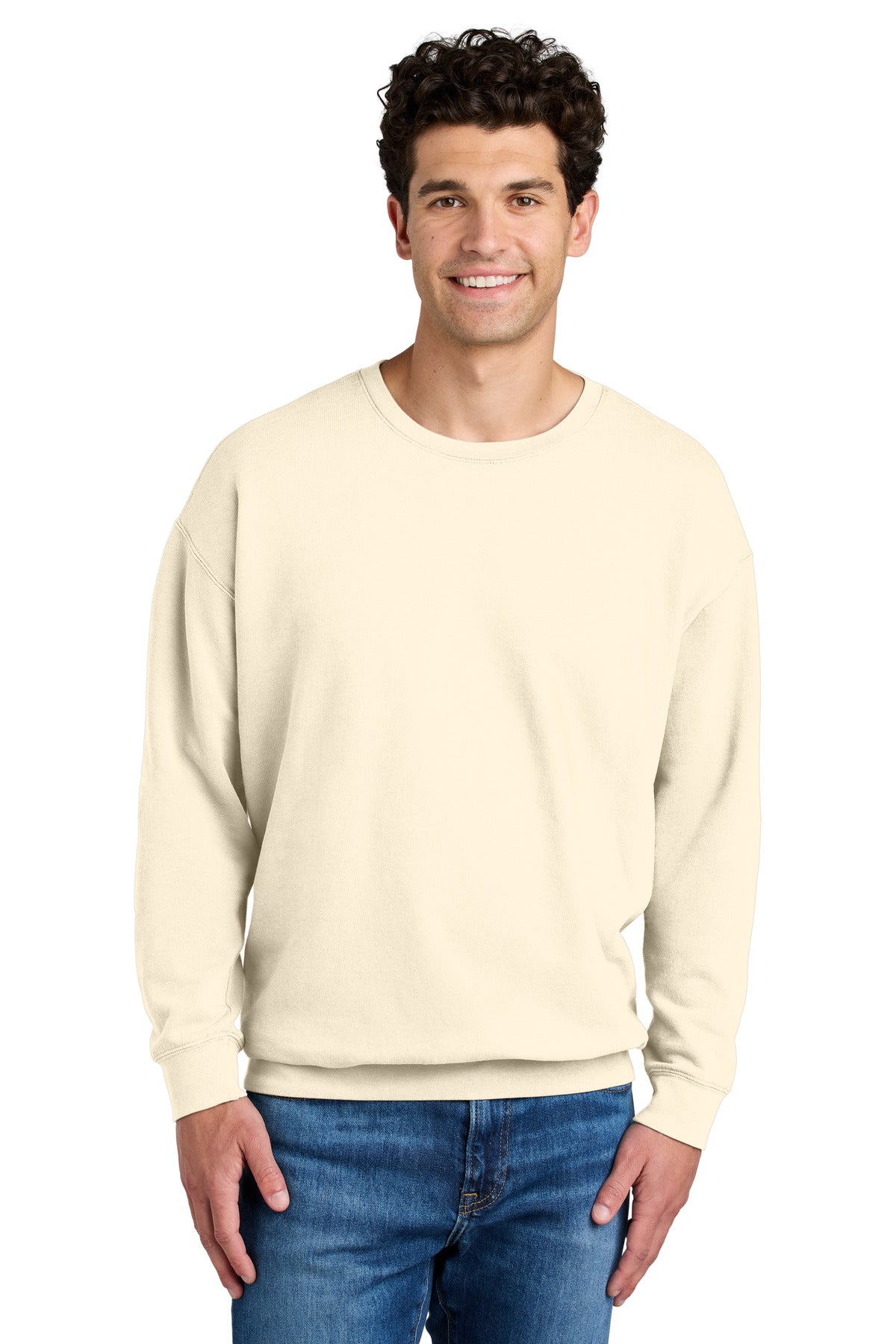 Comfort Colors ®  Lightweight Crewneck Sweatshirt 1466 Ivory_1
