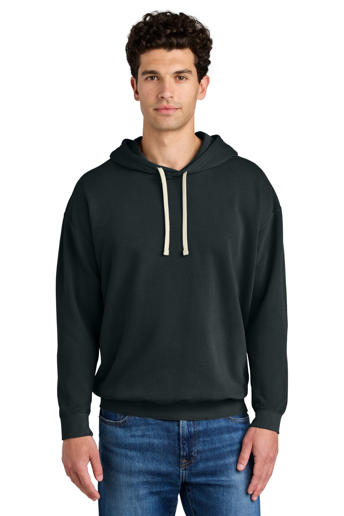 Comfort Colors ®  Lightweight Hooded Sweatshirt 1467 Black_1