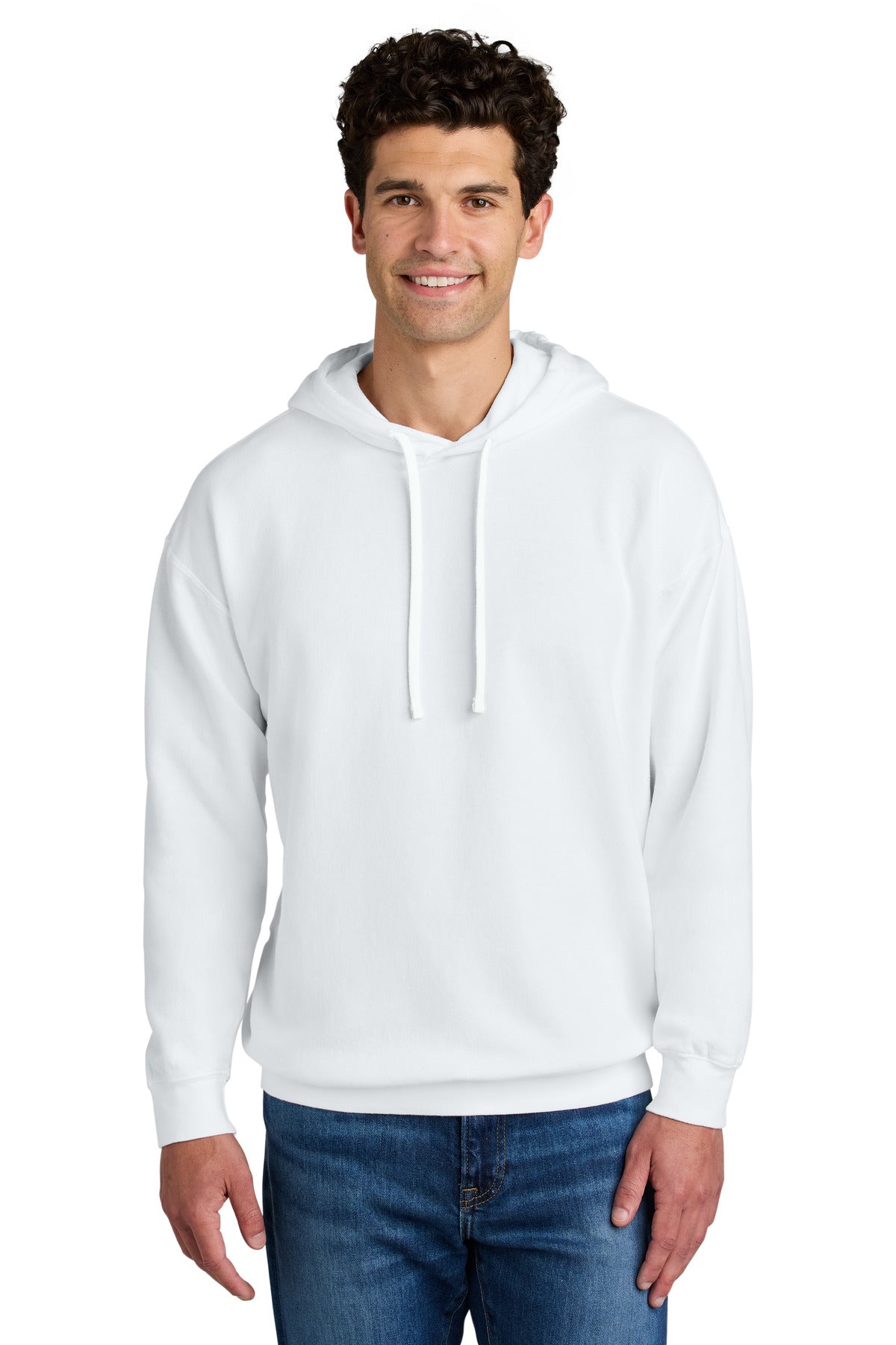 Comfort Colors ®  Lightweight Hooded Sweatshirt 1467 White_1