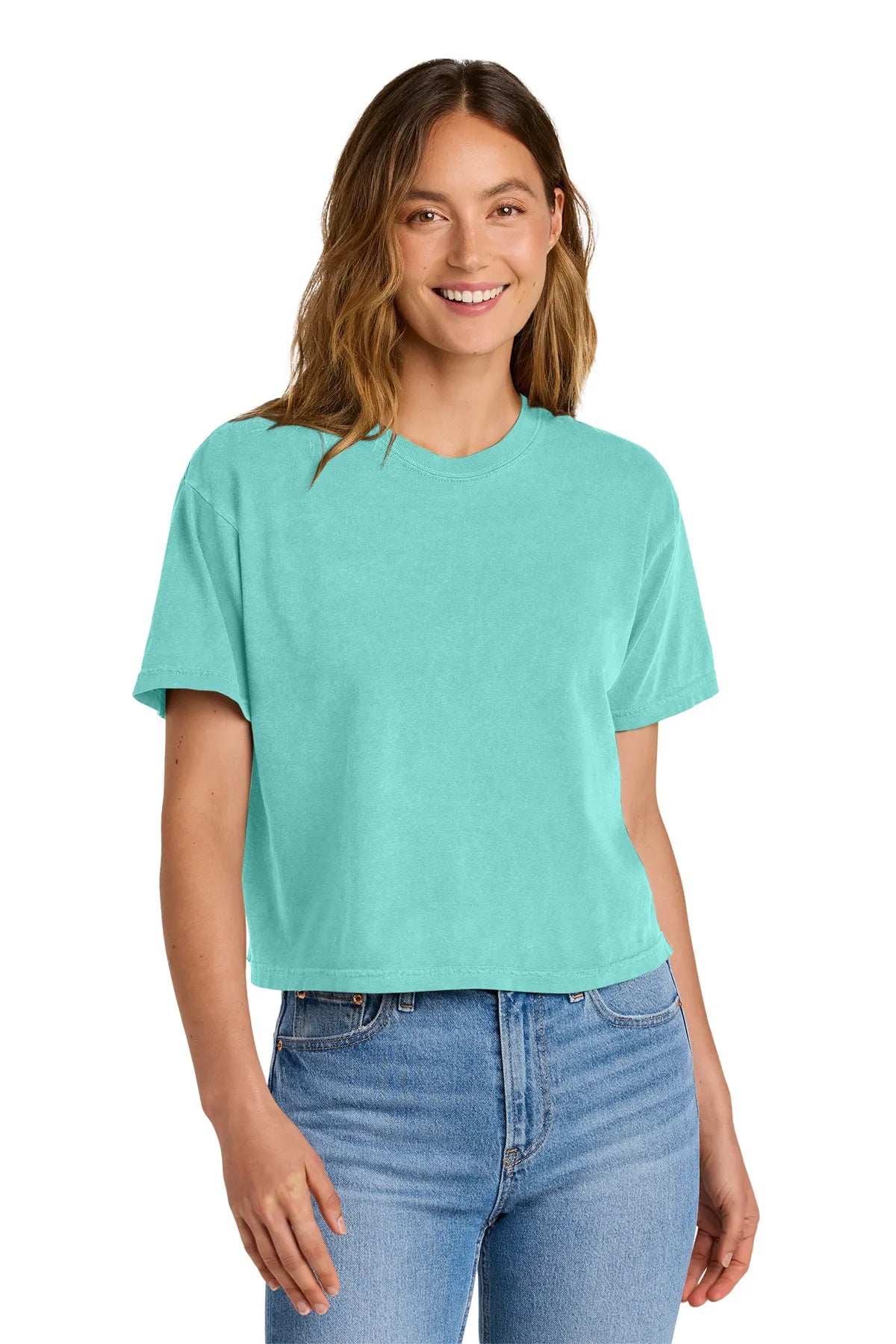 Comfort Colors ®  Women's Heavyweight Boxy Tee 3023CL Chalky Mint_1