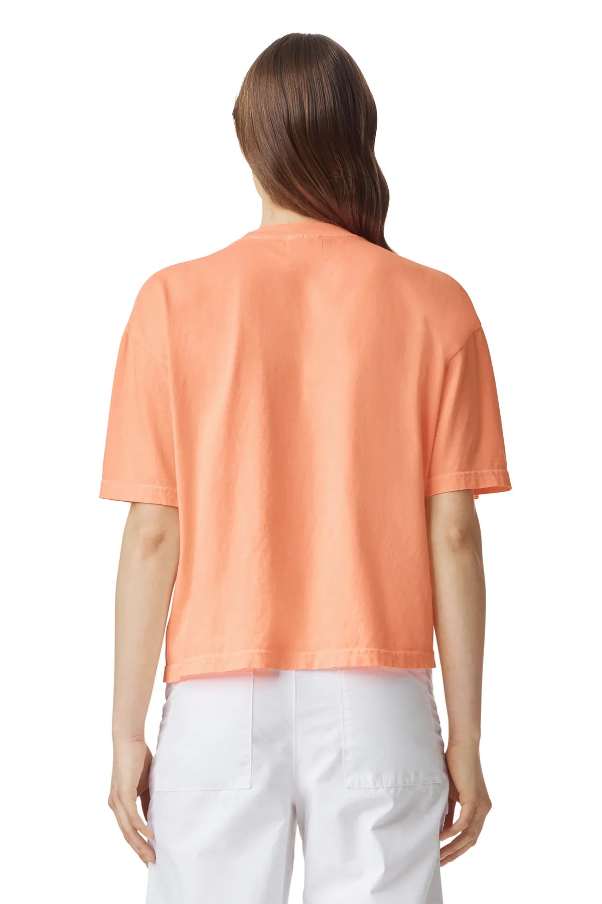 Comfort Colors ®  Women's Heavyweight Boxy Tee 3023CL Neon Cantaloupe - 2