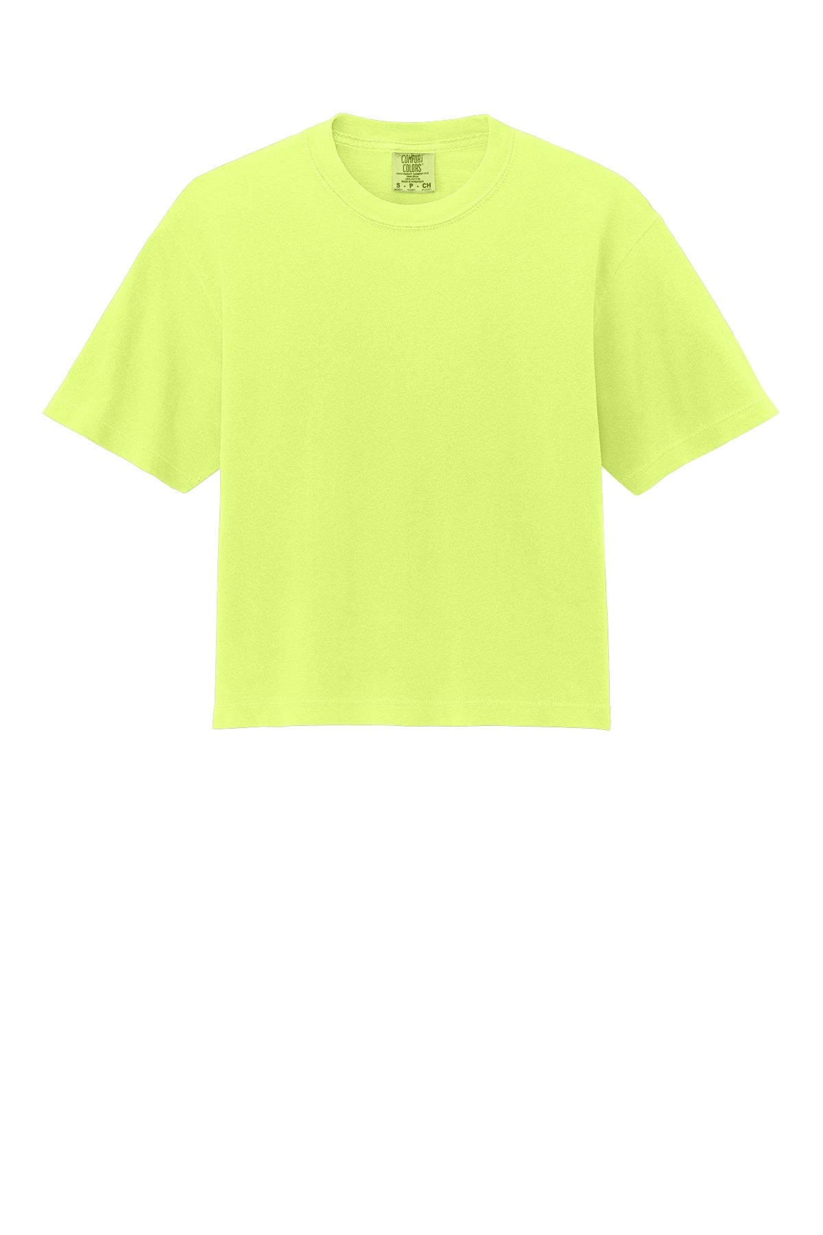 Comfort Colors ®  Women's Heavyweight Boxy Tee 3023CL Neon Lemon_3