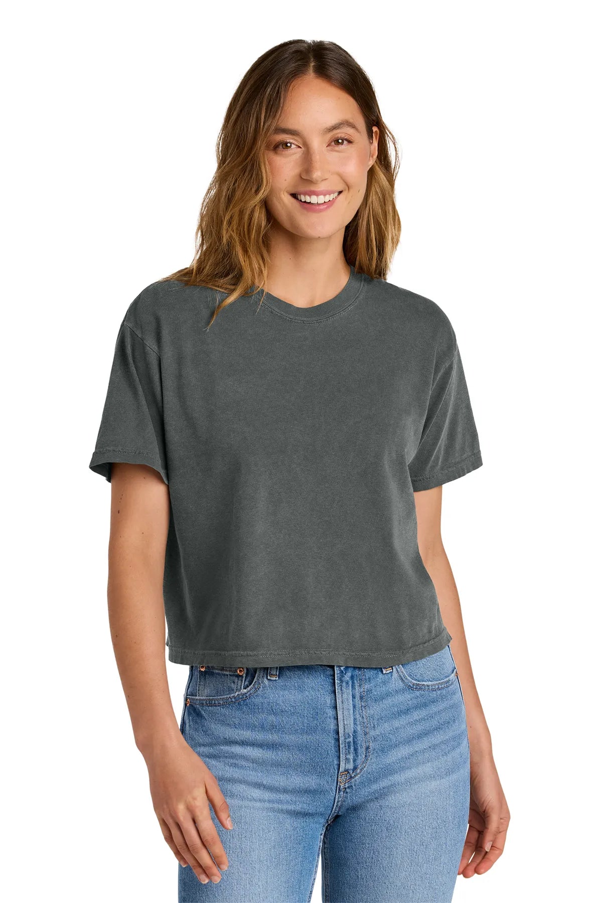 Comfort Colors ®  Women's Heavyweight Boxy Tee 3023CL Pepper_1