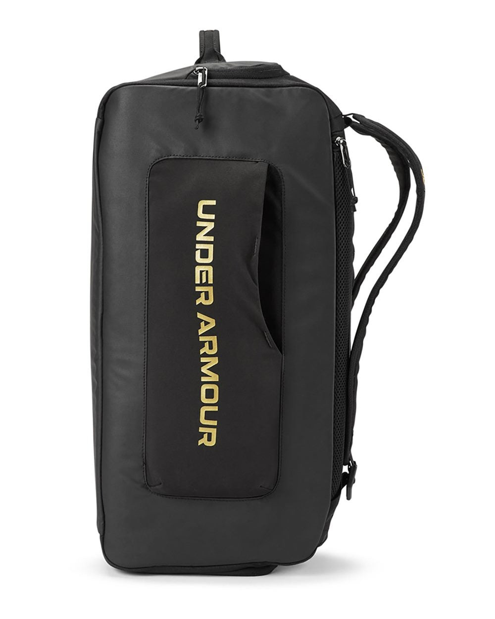 Contain Small Convertible Duffel Backpack Black/ MT Gold_1