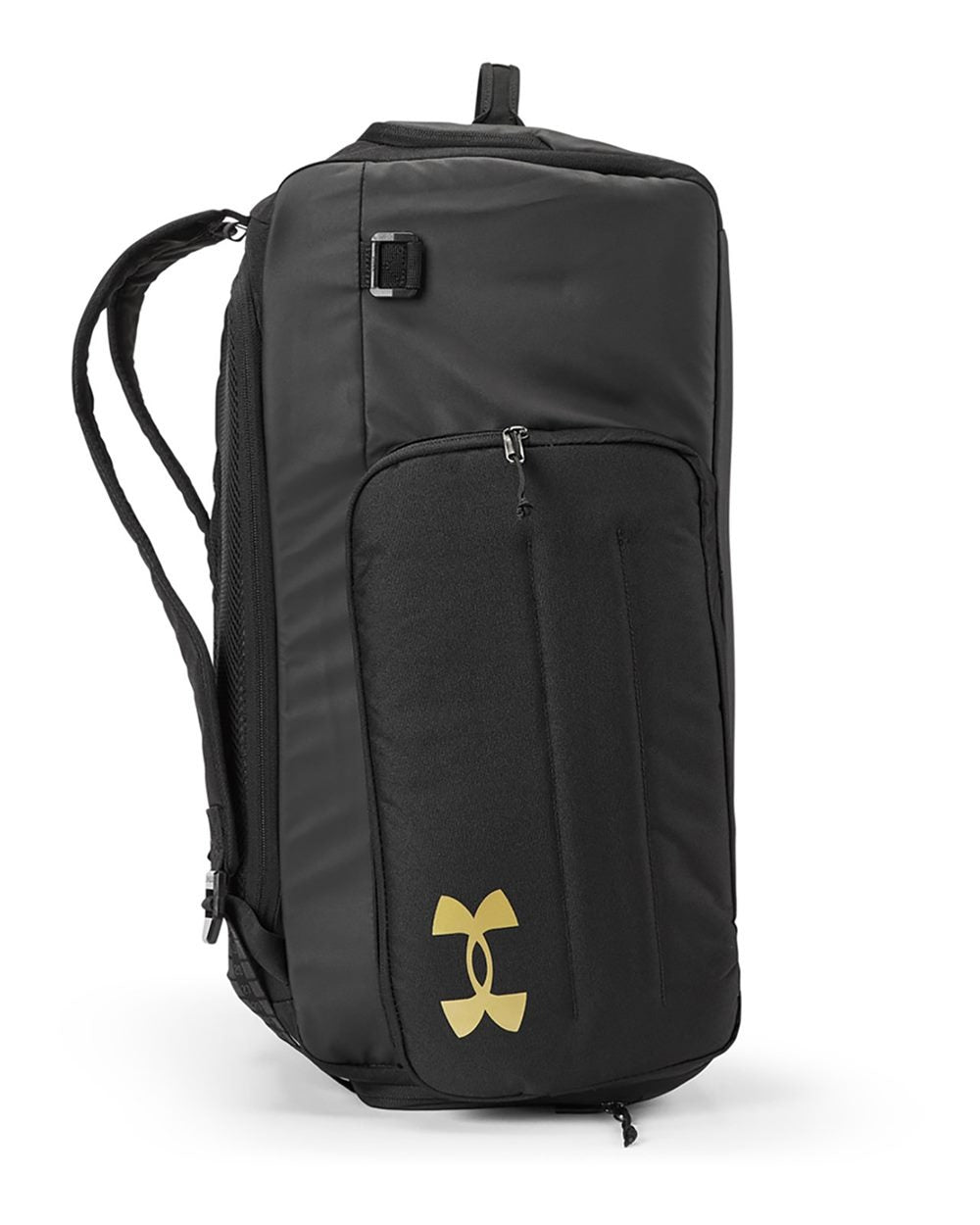 Contain Small Convertible Duffel Backpack Black/ MT Gold_2