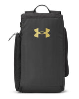 Contain Small Convertible Duffel Backpack Black/ MT Gold_3