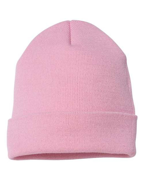 Cuffed Beanie - baby pink