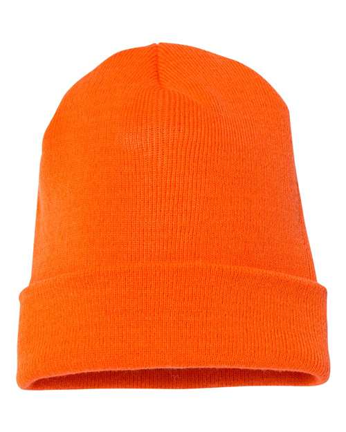 Cuffed Beanie - blaze orange