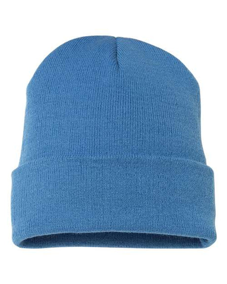 Cuffed Beanie - carolina blue