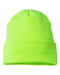 Cuffed_Beanie_- safety green