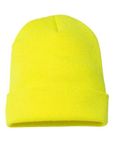 Cuffed_Beanie_- safety yellow