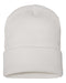 Cuffed_Beanie_- white