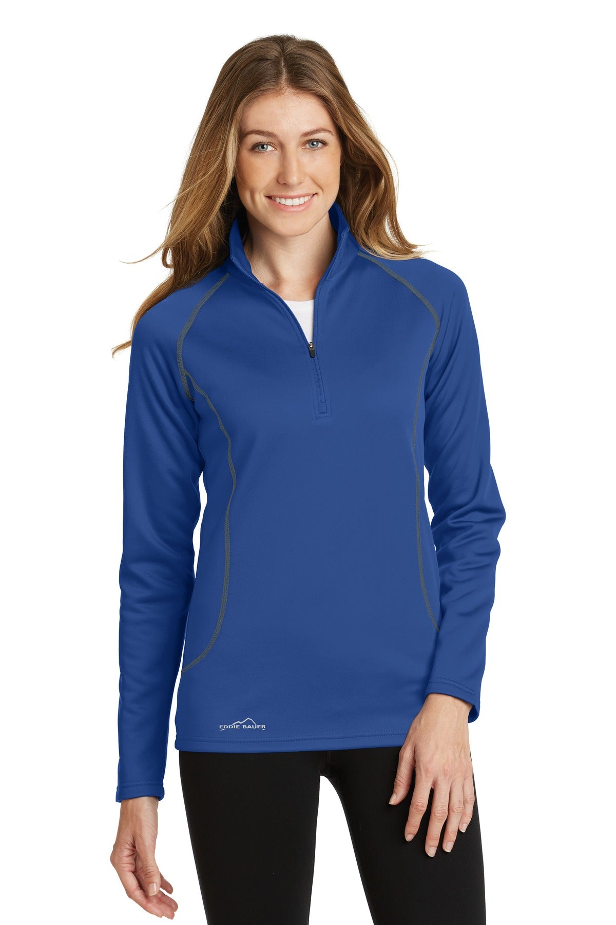 Eddie Bauer® Ladies Smooth Fleece 1/2-Zip. EB237