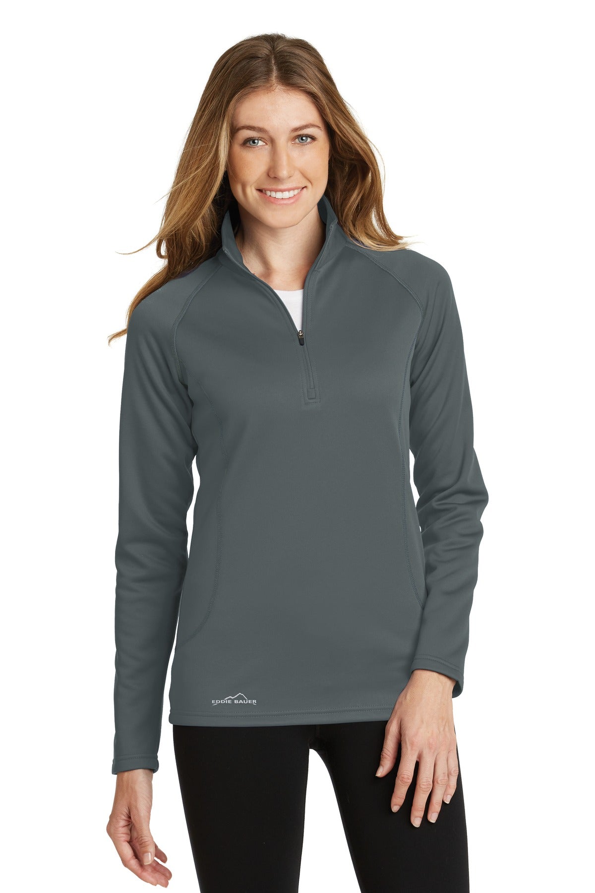 Eddie Bauer® Ladies Smooth Fleece 1/2-Zip. EB237