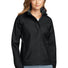 Eddie Bauer® - Ladies Rain Jacket. EB551 Black Steel Grey_1
