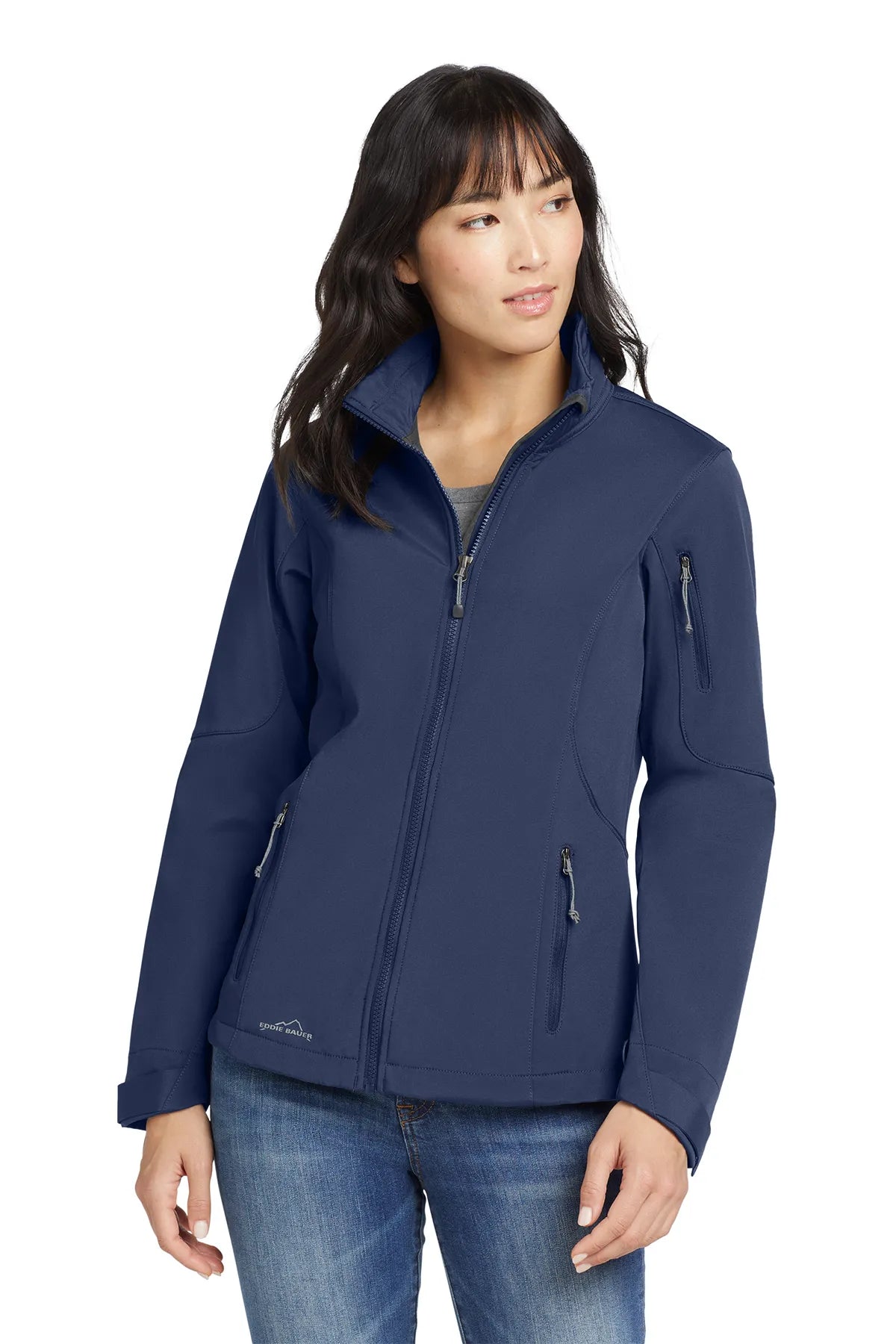 Eddie Bauer® - Ladies Soft Shell Jacket. EB531 River Blue Navy_2