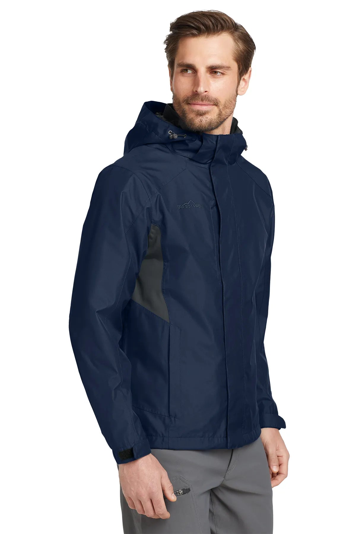 Eddie Bauer® - Rain Jacket. EB550 River Blue Navy_3