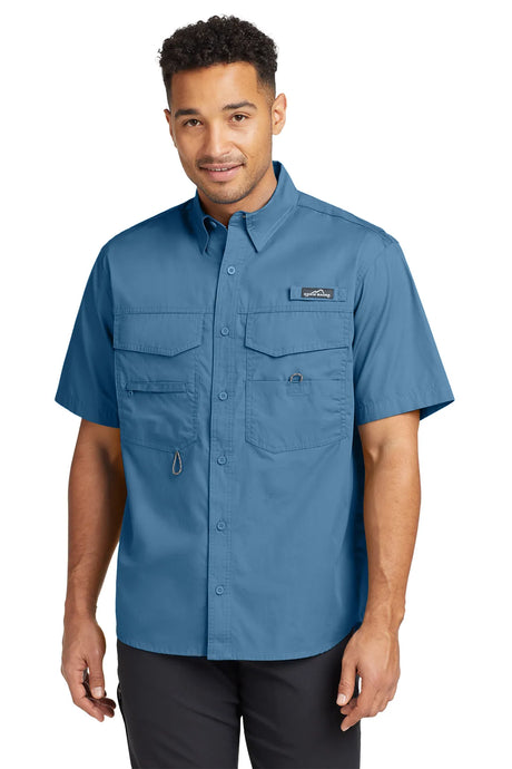 Eddie Bauer® - Short Sleeve Fishing Shirt. EB608 Blue Gill_1