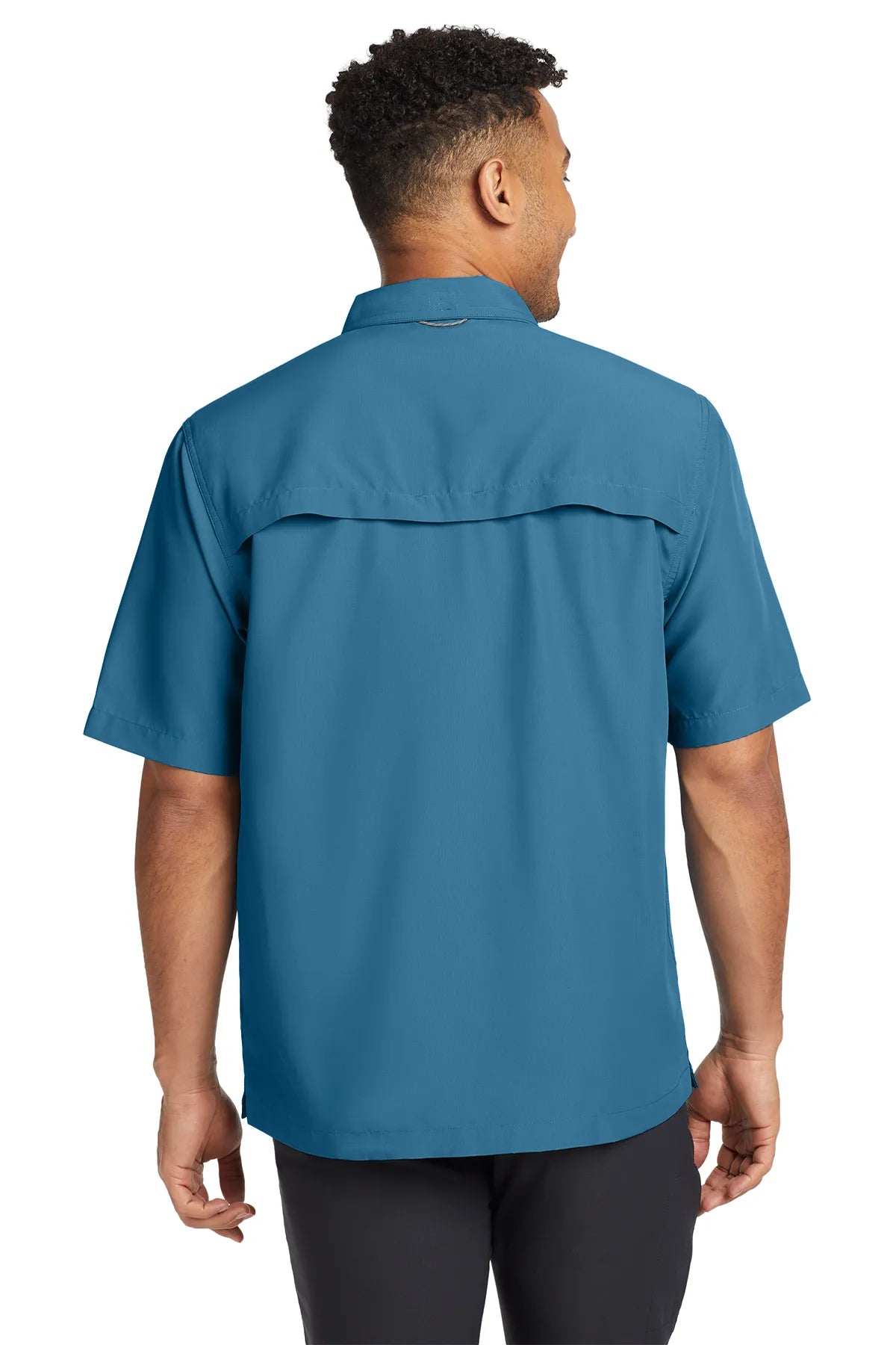 Eddie Bauer® - Short Sleeve Performance Fishing Shirt. EB602 Gulf Teal_2