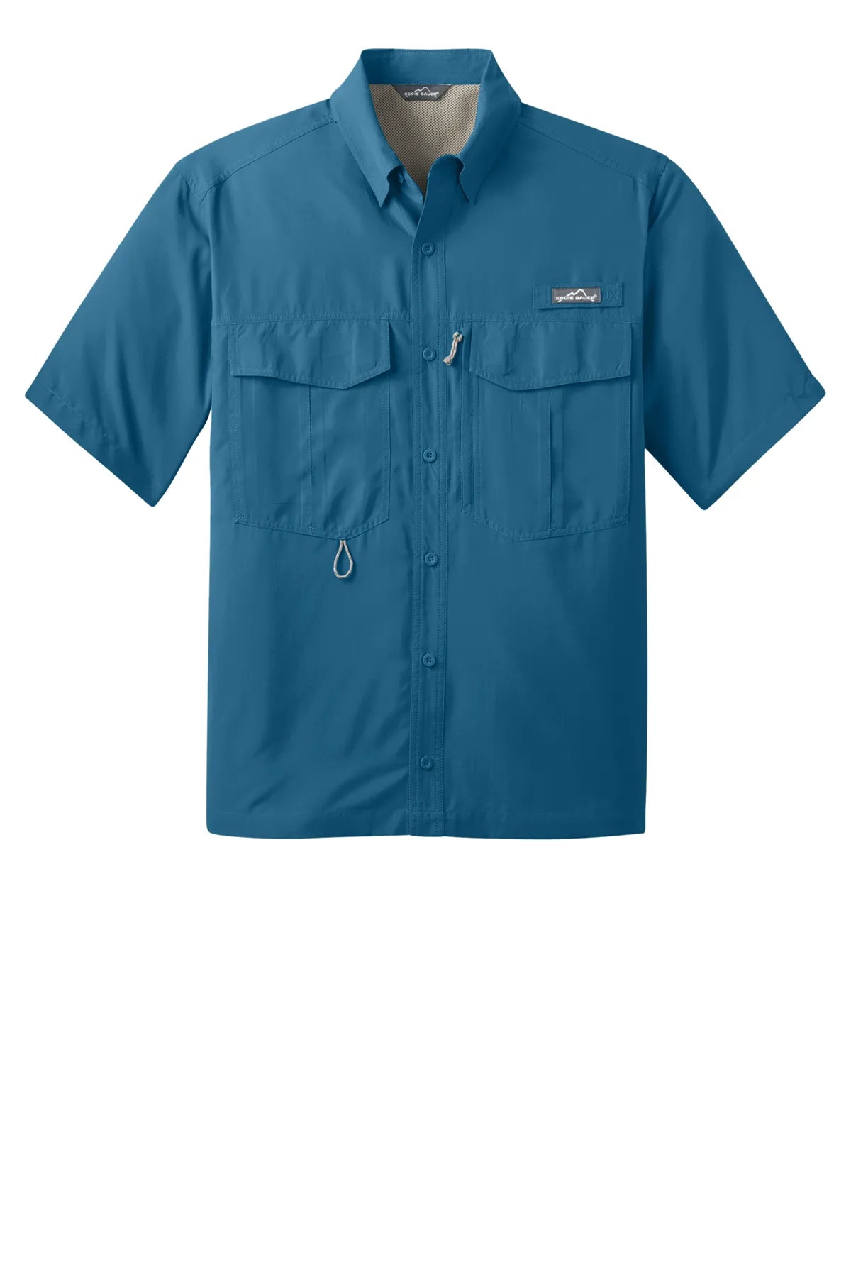 Eddie Bauer® - Short Sleeve Performance Fishing Shirt. EB602 Gulf Teal_4