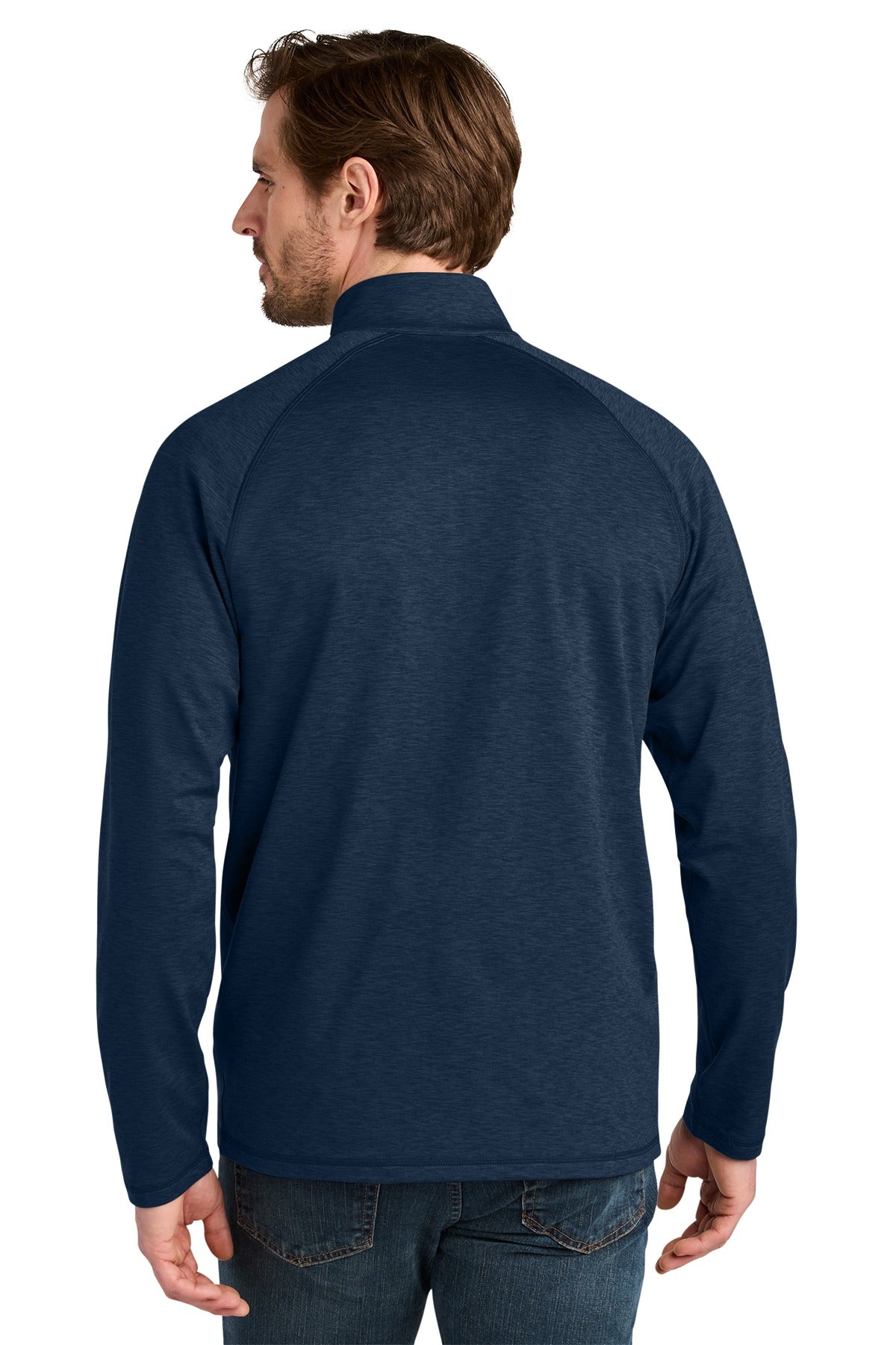 Eddie Bauer ®  Adventurer 1/4-Zip EB120 River Blue Navy Heather_1