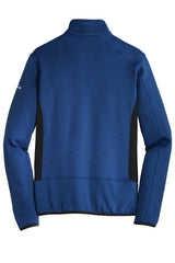 Eddie Bauer® Full-Zip Heather Stretch Fleece Jacket. EB238 Blue Heather_5