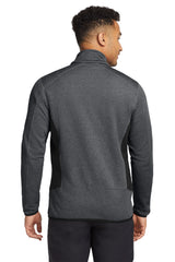 Eddie Bauer® Full-Zip Heather Stretch Fleece Jacket. EB238 Dark Charcoal Heather_2