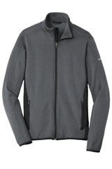 Eddie Bauer® Full-Zip Heather Stretch Fleece Jacket. EB238 Dark Charcoal Heather_4