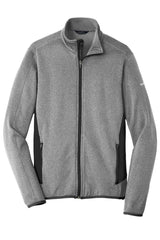 Eddie Bauer® Full-Zip Heather Stretch Fleece Jacket. EB238 Grey Heather_4